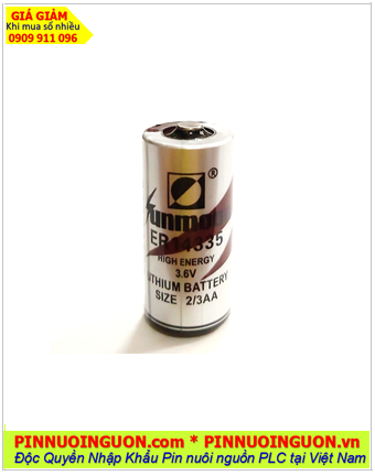 Sunmoon ER14335; Pin nuôi nguồn Sunmoon ER14335 lithium 3.6v 1650mAh 2/3AA chính hãng 